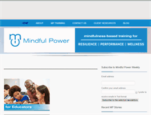 Tablet Screenshot of gotmindpower.com